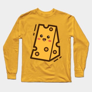 Kawaii Cheese Long Sleeve T-Shirt